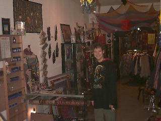 Margreet in her shop!